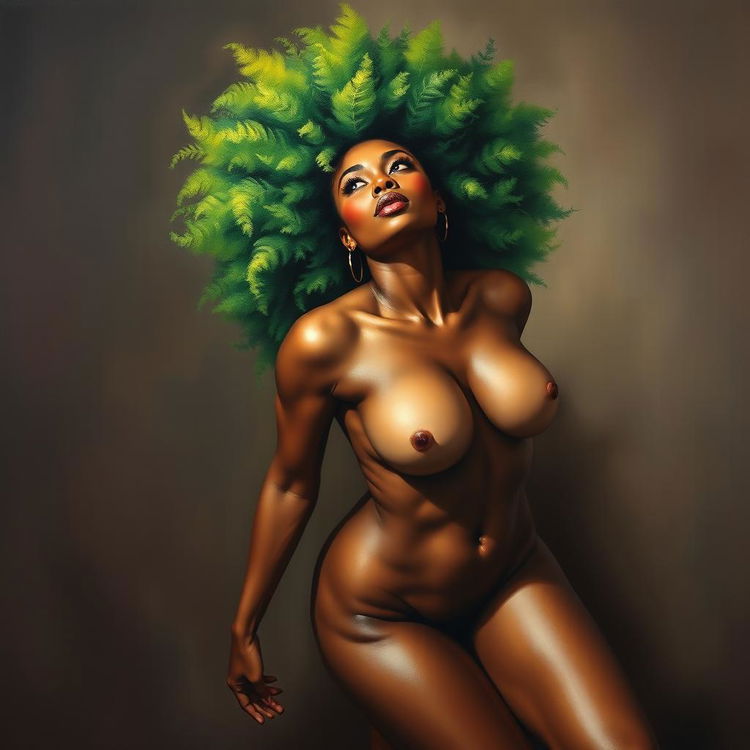 Beautiful Black Ladies Nude - Sensual Empowerment: Black Naked Beauty