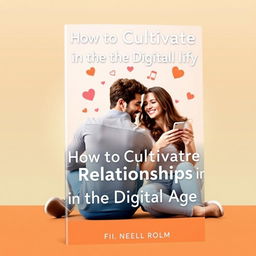 An ebook cover titled 'How to Cultivate Healthy Relationships in the Digital Age'