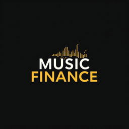 A sleek and professional design that merges the worlds of music and finance