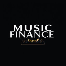 A sleek and professional design that merges the worlds of music and finance