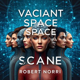 A science fiction book cover for "Vacant Space" by Robert Norris