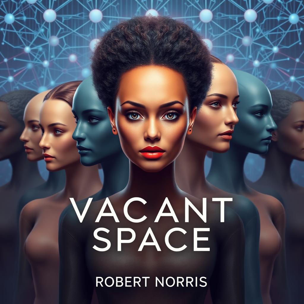 A science fiction book cover for "Vacant Space" by Robert Norris