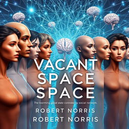 A science fiction book cover for "Vacant Space" by Robert Norris