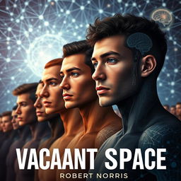 A captivating science fiction book cover for "Vacant Space" by Robert Norris