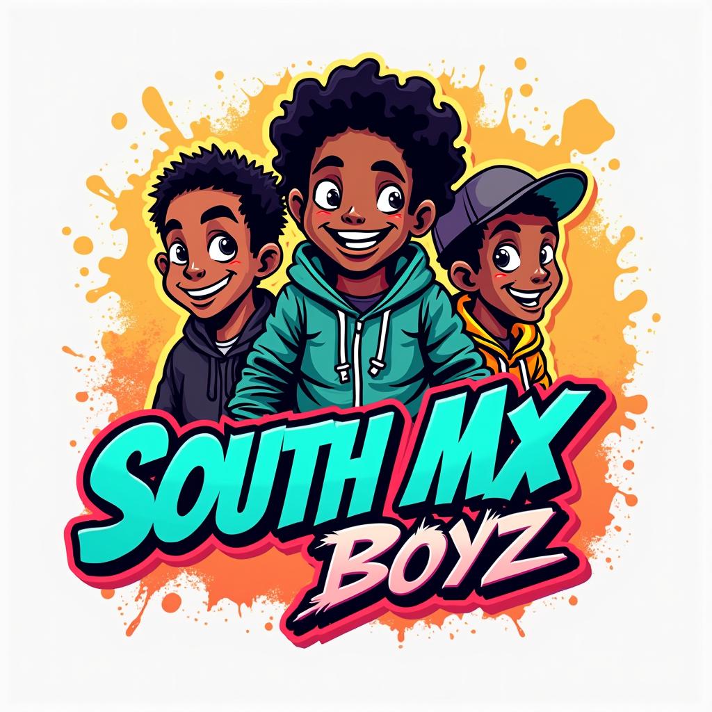 Logo design for "South MX Boyz", a teen boys clothing line