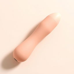 A smooth and sleek dildo made from high-quality silicone, showcasing an elegant, minimalist design