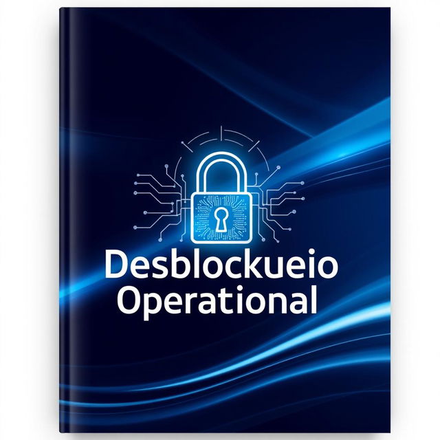 A conceptual cover design for the project titled 'Desbloqueio Operacional'