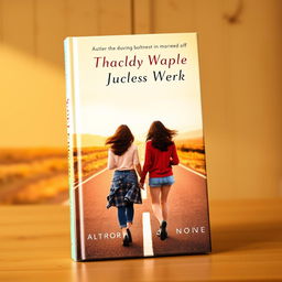 A captivating book cover depicting two women walking away from each other