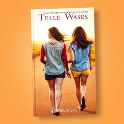 A captivating book cover depicting two women walking away from each other