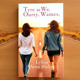 A captivating book cover depicting two women walking away from each other