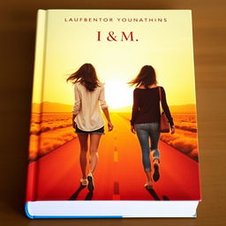 A captivating book cover illustrating two women walking away from each other, each heading in different directions on a wide open path