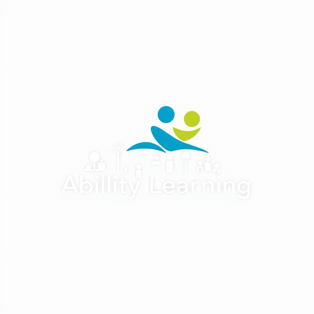 Create a logo for a non-profit organization named 'Ability Learning'