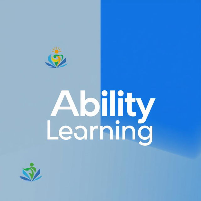 Create a logo for a non-profit organization named 'Ability Learning'