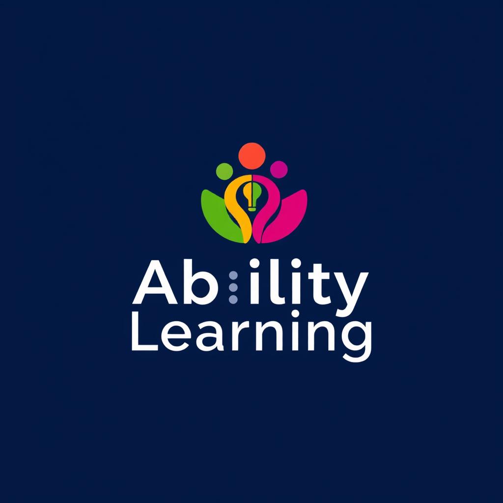 Create a logo for a non-profit organization named 'Ability Learning'