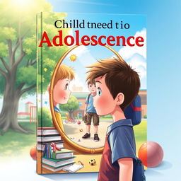 A book cover illustrating the journey from childhood to adolescence