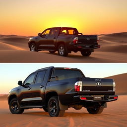 A conceptual design of a pickup truck based on the 2000-2008 Lexus LX470