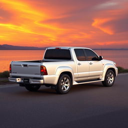 A conceptual design of a pickup truck inspired by the 2000-2007 Lexus UZJ100