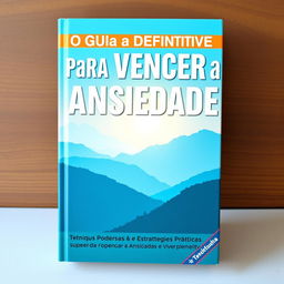 Livro intitulado 'O Guia Definitivo para Vencer a Ansiedade: Técnicas Poderosas e Estratégias Práticas para Superar a Ansiedade e Viver Plenamente'