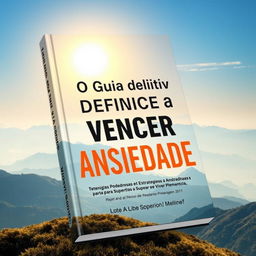 Livro intitulado 'O Guia Definitivo para Vencer a Ansiedade: Técnicas Poderosas e Estratégias Práticas para Superar a Ansiedade e Viver Plenamente'