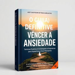 Livro intitulado 'O Guia Definitivo para Vencer a Ansiedade: Técnicas Poderosas e Estratégias Práticas para Superar a Ansiedade e Viver Plenamente'