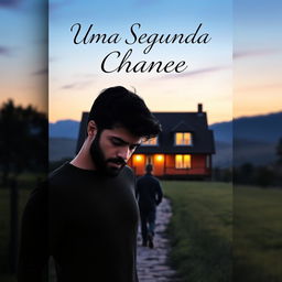 A book cover for a romance novel titled "Uma Segunda Chance"