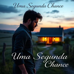 A book cover for a romance novel titled "Uma Segunda Chance"