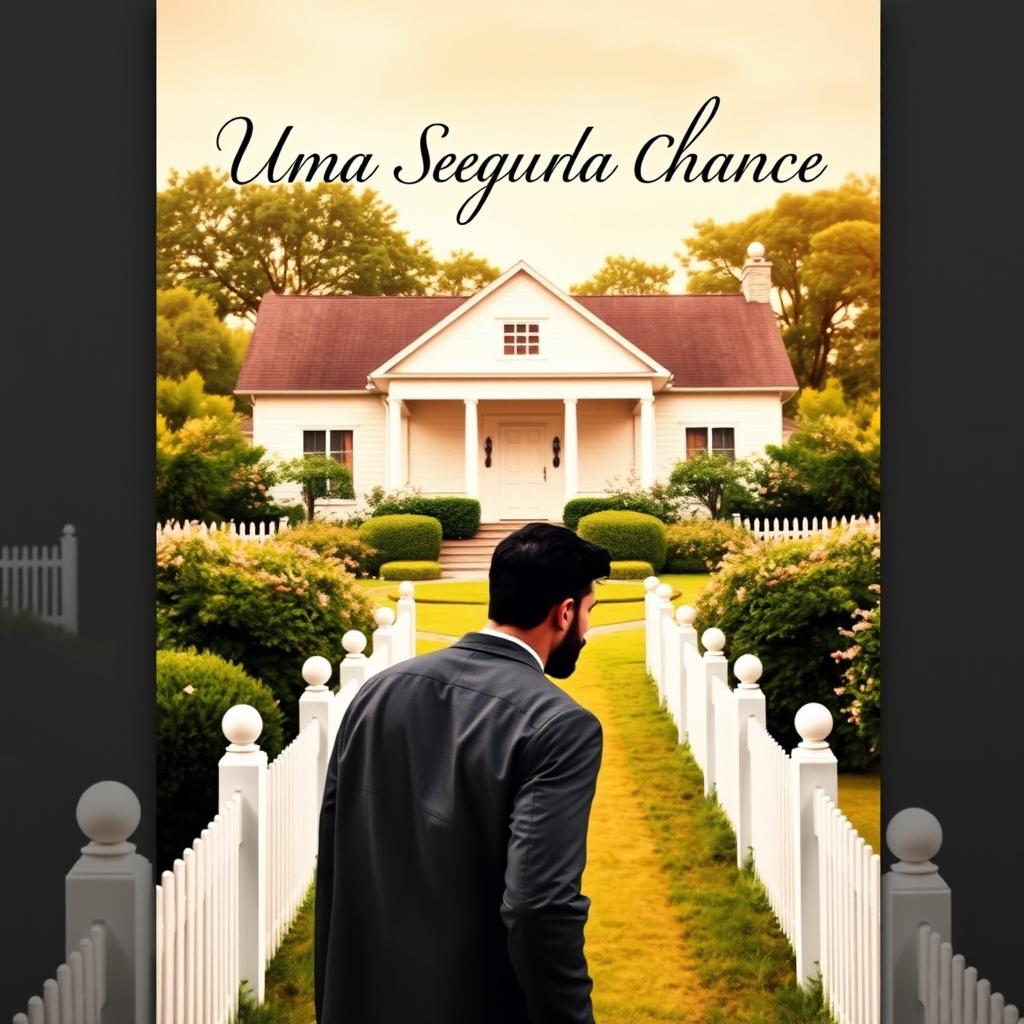 A book cover for a romance novel titled "Uma Segunda Chance"