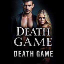 A dark and mysterious book cover for "Death Game", featuring a Mafia couple