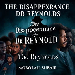 Book cover design for 'The Disappearance of Dr Reynolds' by Mobolaji Subair