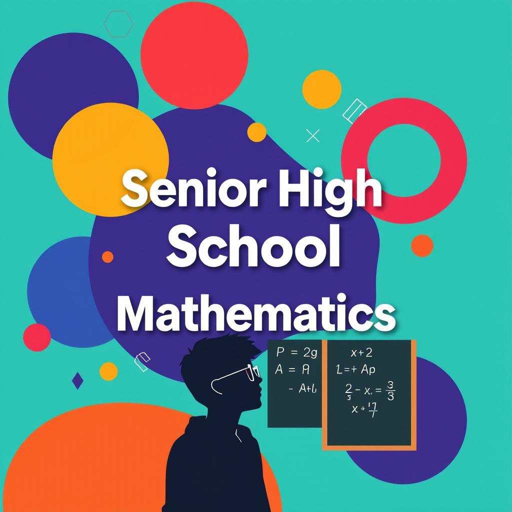 Design a cover for a senior high school mathematics book