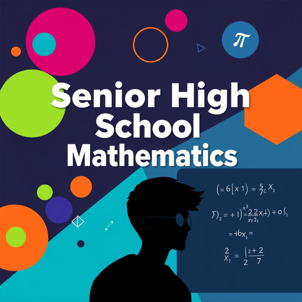 Design a cover for a senior high school mathematics book