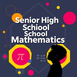 Design a cover for a senior high school mathematics book