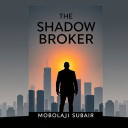 Book cover design for 'The Shadow Broker' by Mobolaji Subair