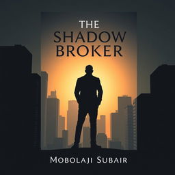 Book cover design for 'The Shadow Broker' by Mobolaji Subair