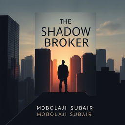 Book cover design for 'The Shadow Broker' by Mobolaji Subair