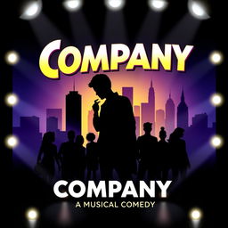 A captivating theater poster for the musical "Company