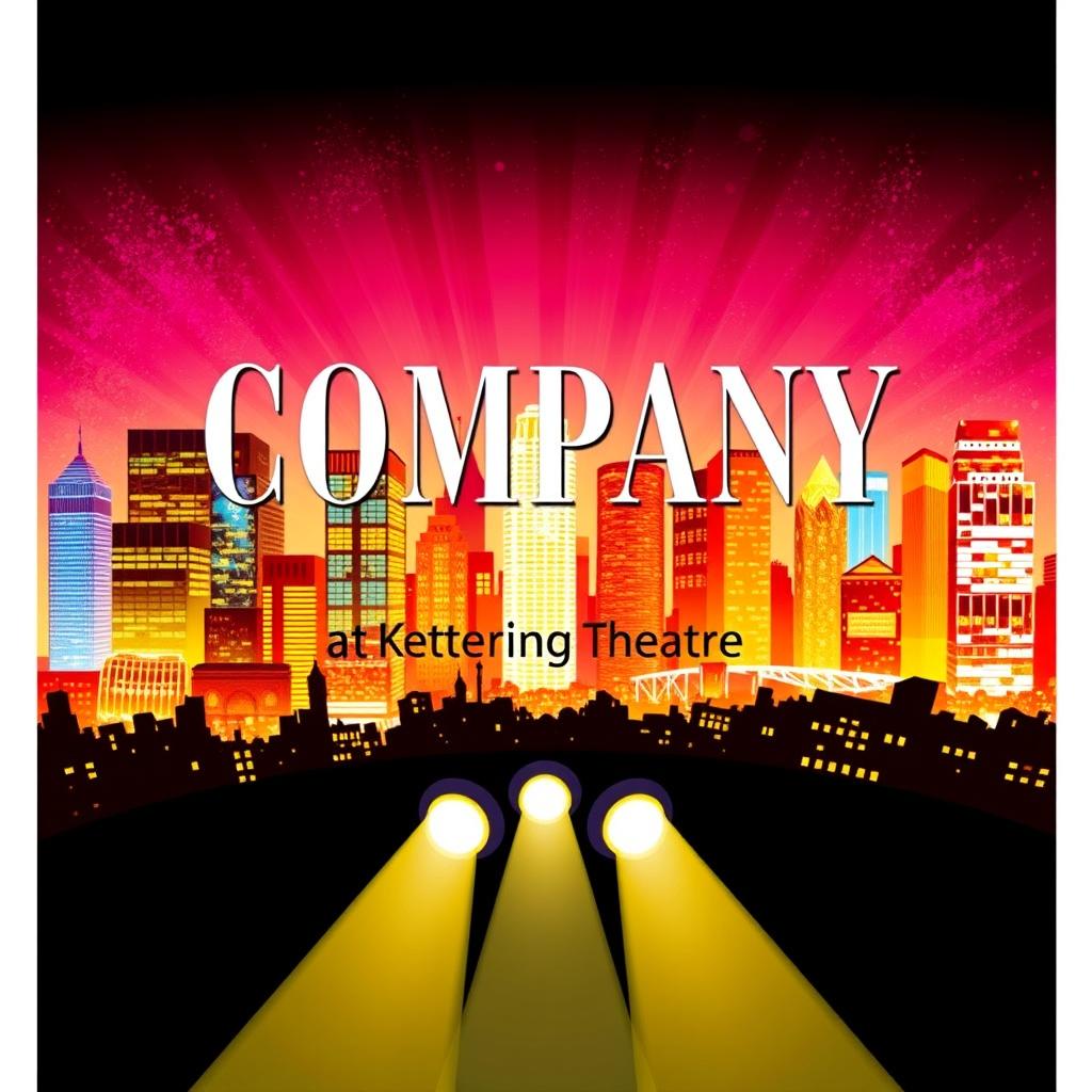 A theater poster design for the musical "Company" at the Kettering venue