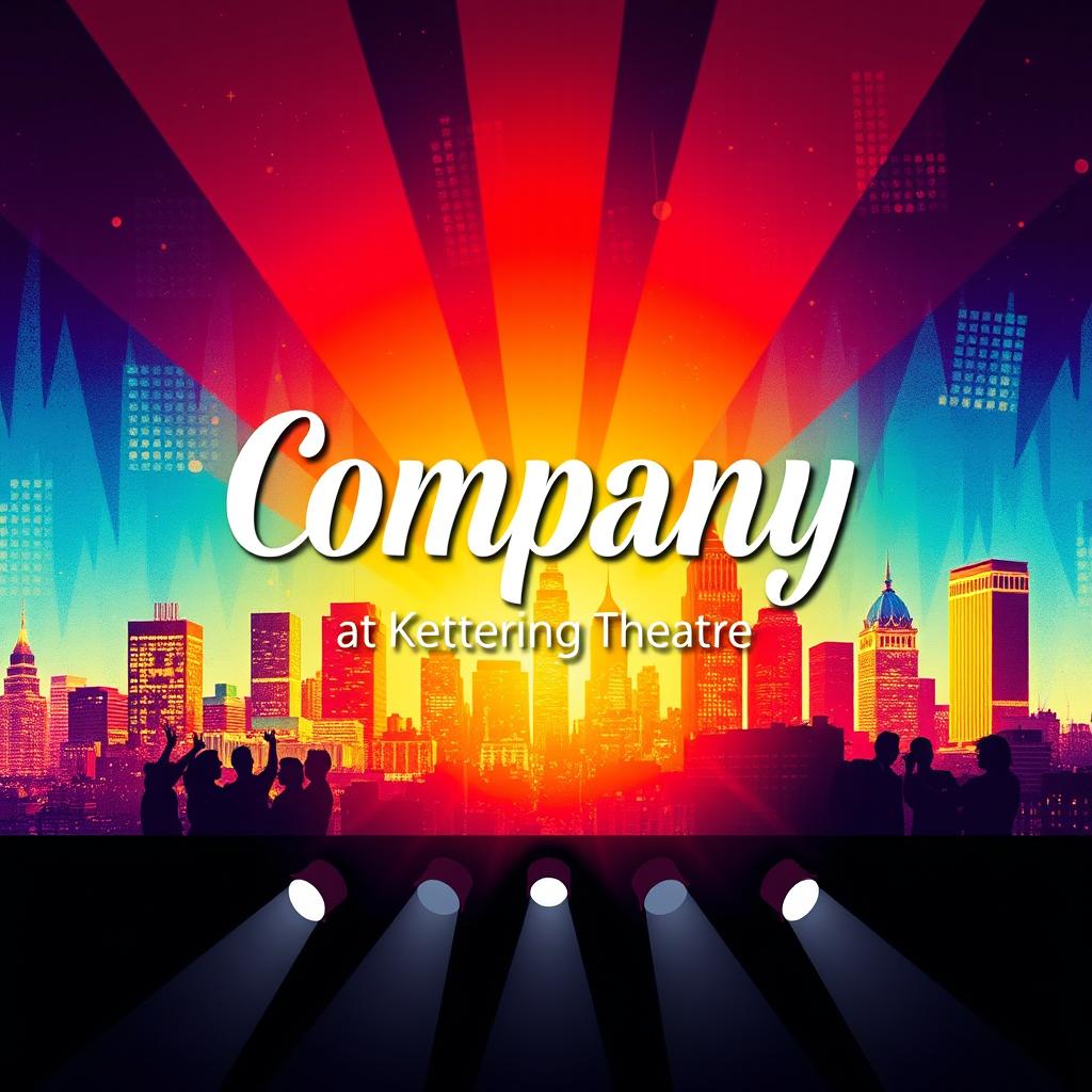 A theater poster design for the musical "Company" at the Kettering venue