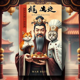 A captivating book cover for a Chinese novel titled '鮮滿宮堂'