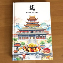 A beautiful watercolor-style book cover for a Chinese novel titled '鮮滿宮堂'