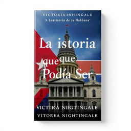 Book cover design featuring the title "La Historia que Podía Ser" by Victoria Nightingale in Georgia font