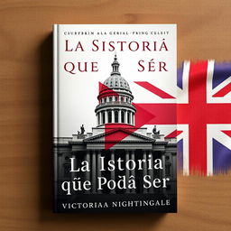 Book cover design featuring the title "La Historia que Podía Ser" by Victoria Nightingale in Georgia font