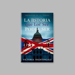 Book cover design featuring the title "La Historia que Podía Ser" by Victoria Nightingale in Georgia font