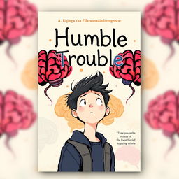 A captivating book cover for the teen fiction novel titled "Humble Trouble"