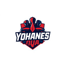 Design a stylish T-shirt for the Yohanes Squad, featuring a bold and dynamic logo that embodies strength and unity