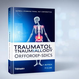 A stunning and informative book cover for a comprehensive text on traumatology and orthopedics