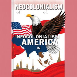 Illustrate the cover of a book titled 'Neocolonialism of America in Asia'