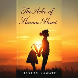 A romantic book cover illustrating a passionate and bittersweet tale of love and self-discovery