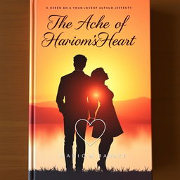 A romantic book cover illustrating a passionate and bittersweet tale of love and self-discovery