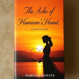 A romantic book cover illustrating a passionate and bittersweet tale of love and self-discovery